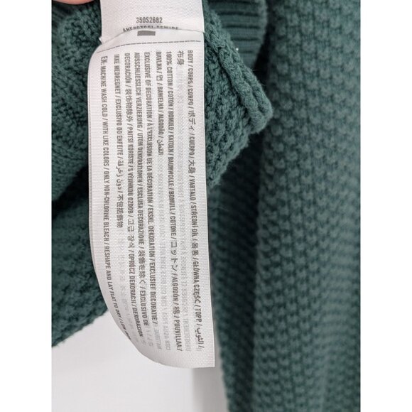 Hollister Cable Knit Sweater Women Size S Fisherman Chunky Oversized Pullover - Picture 10 of 10